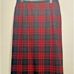 PENDLETON Virgin Wool Maxi Skirt 35.5” Long